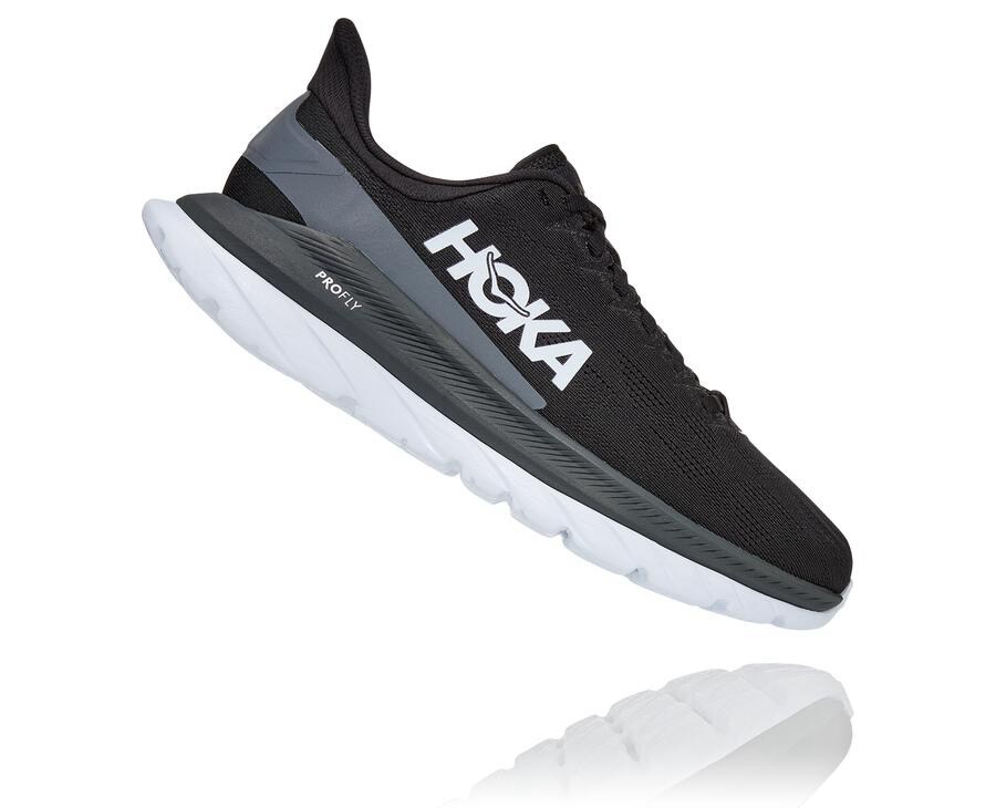 Hoka One One Løbesko Dame - Mach 4 - Sort/Hvide - 806527UAK